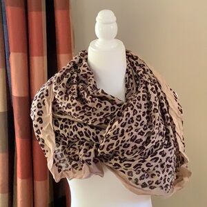 Stella and Dot leopard scarf